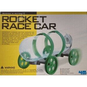 4M Rocket Race Car Kit, Science In Action. Educational New, Sealed NIB